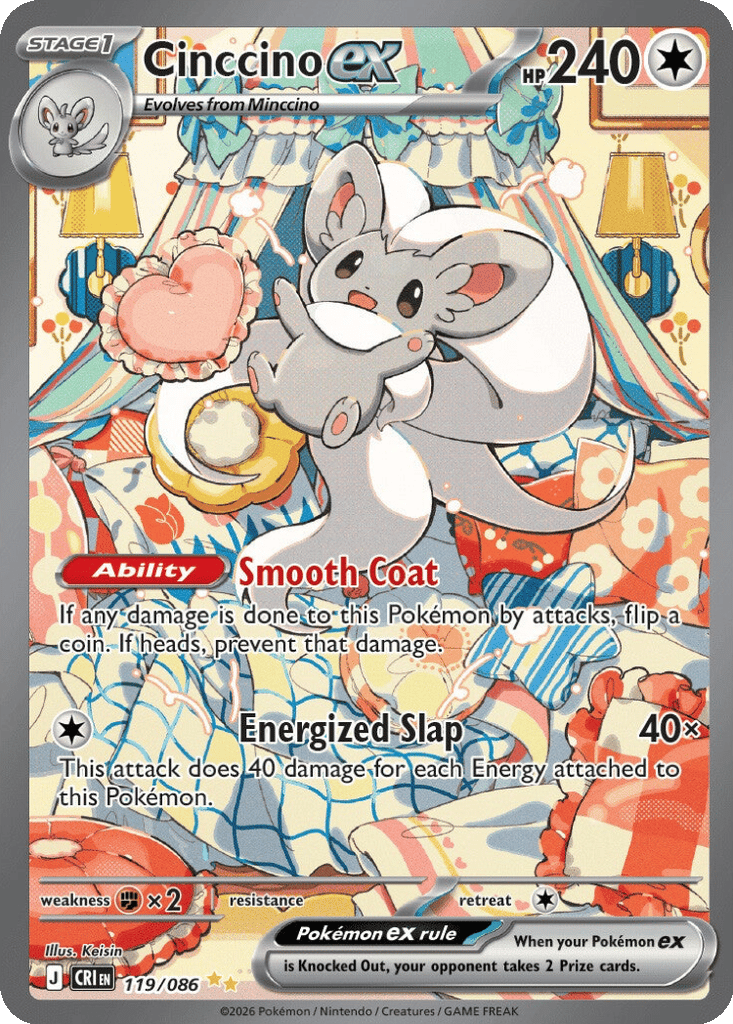 Cinccino ex card