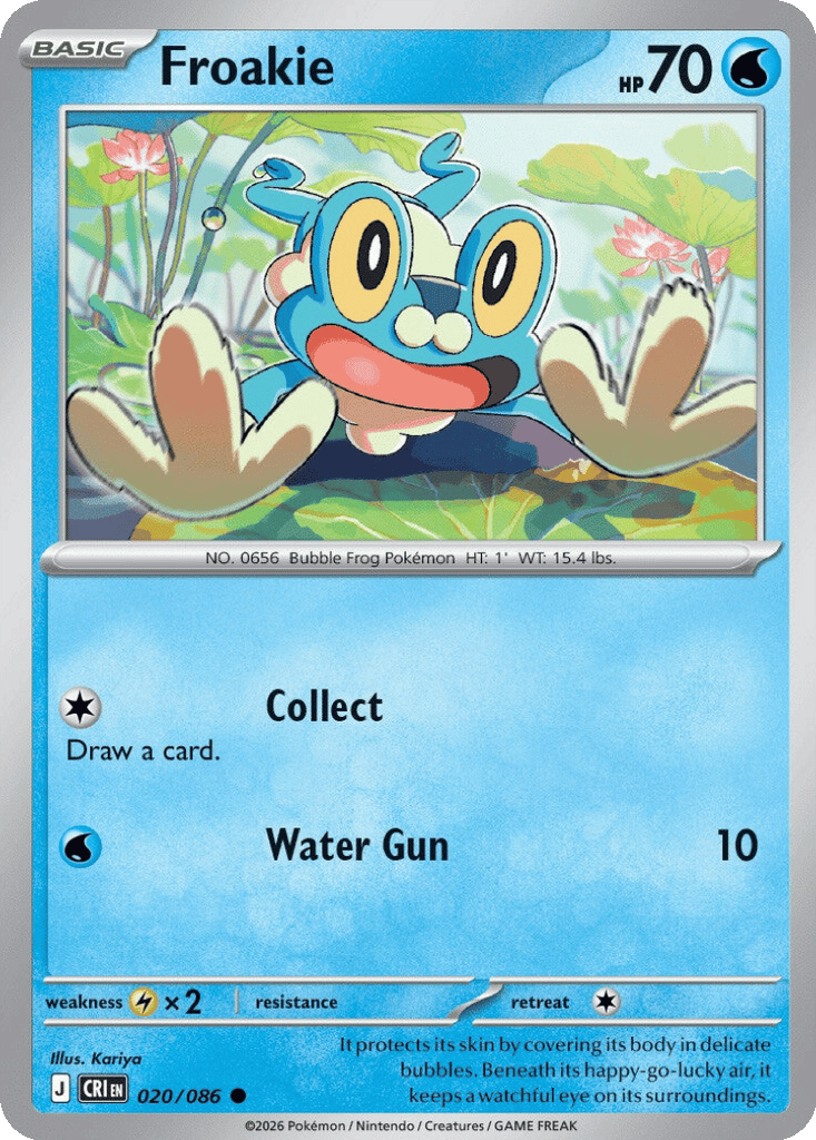 Froakie card