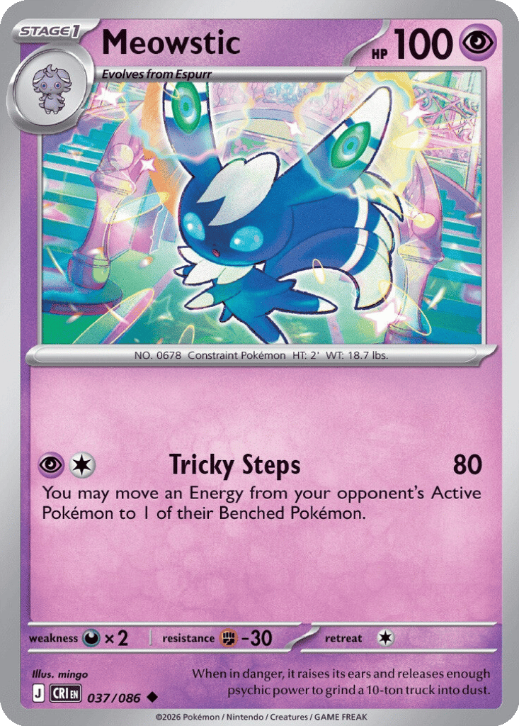 Meowstic card