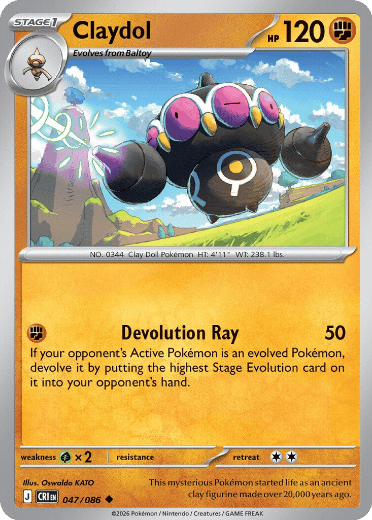 Claydol card