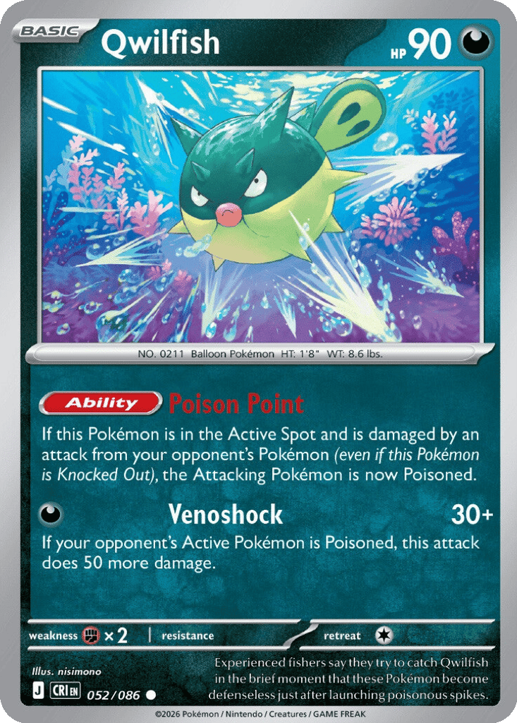 Qwilfish card