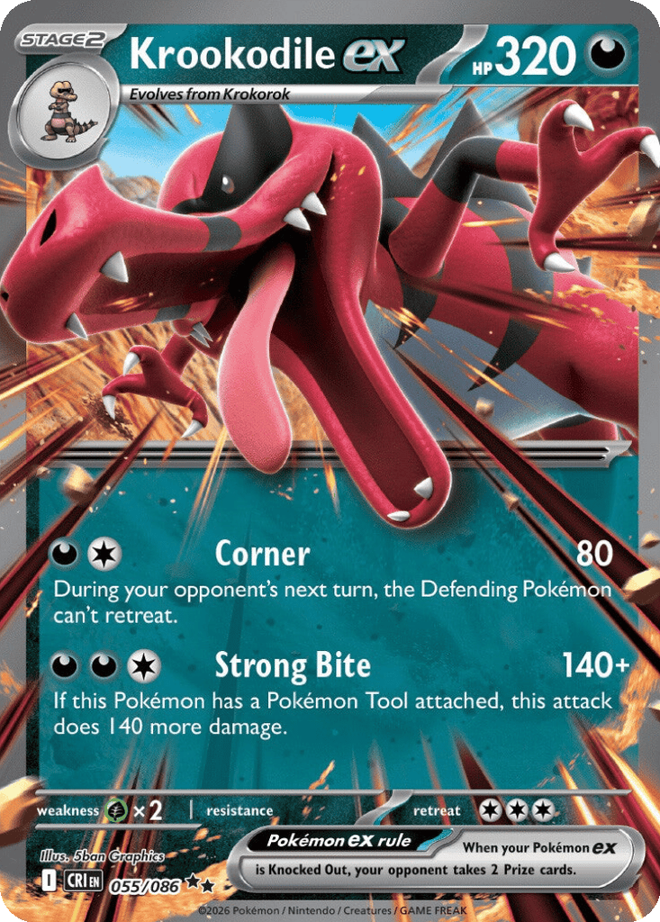 Krookodile ex card