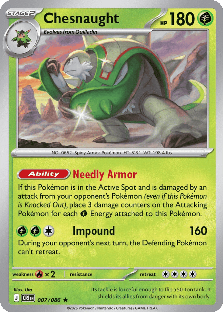 Chesnaught card
