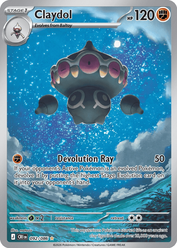 Claydol card