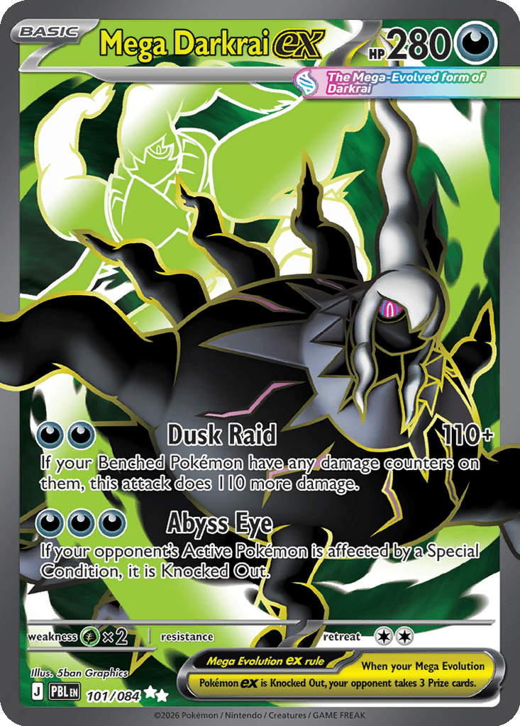 Mega Darkrai ex card
