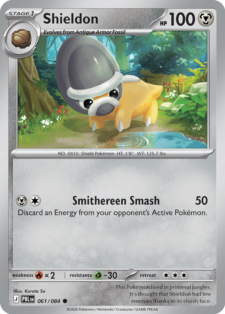 shieldon pokemon card | Other | Pokmon Xy Steam Siege Armor Fossil prevent all damage from and effects of attacks done to this Pokmon Shieldon [Reverse Holo] #62 Prices