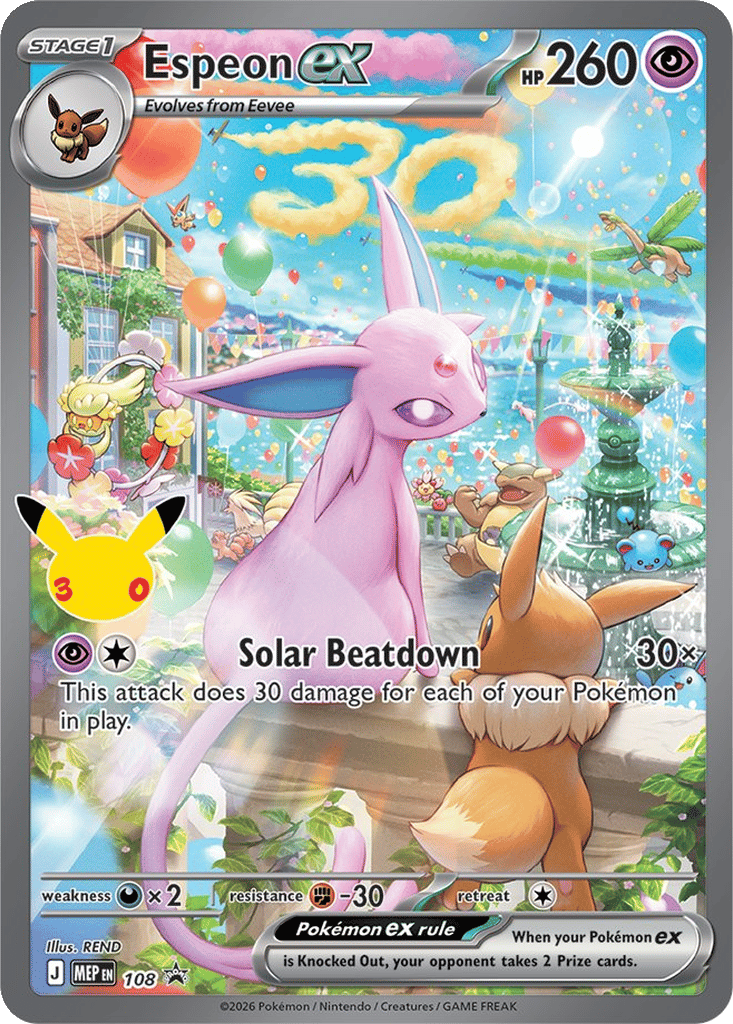 Espeon ex card