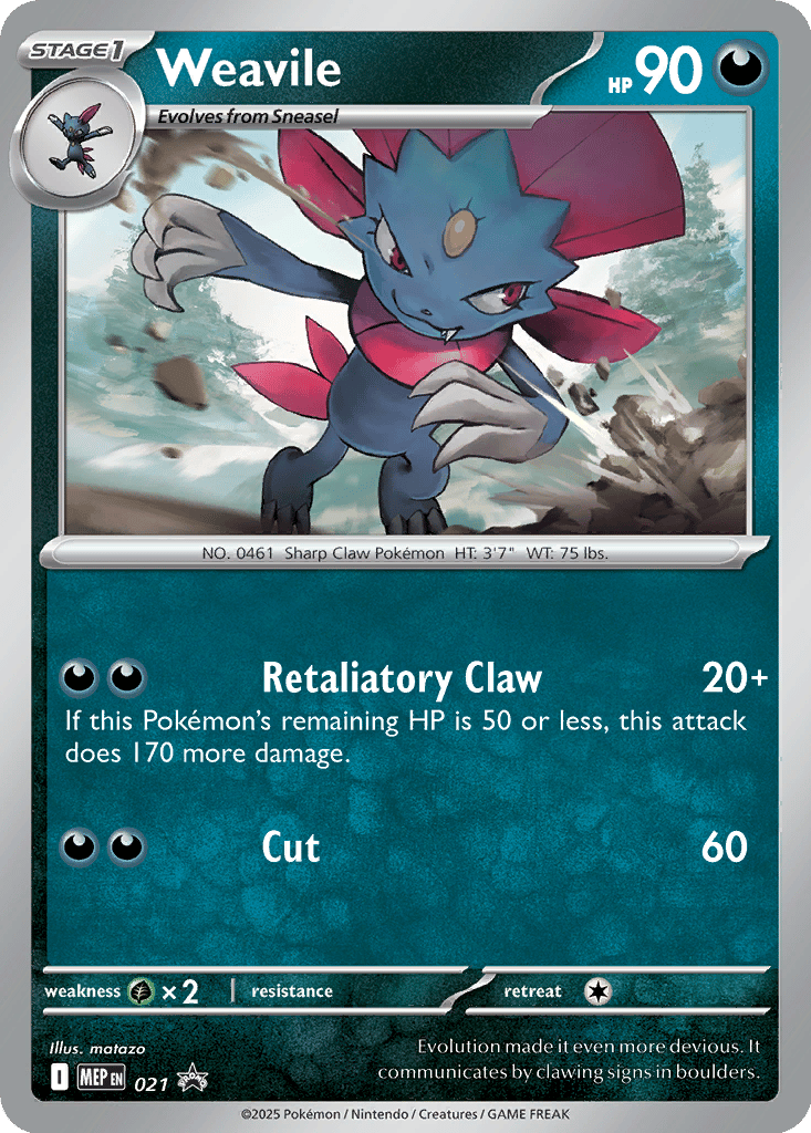 Weavile card