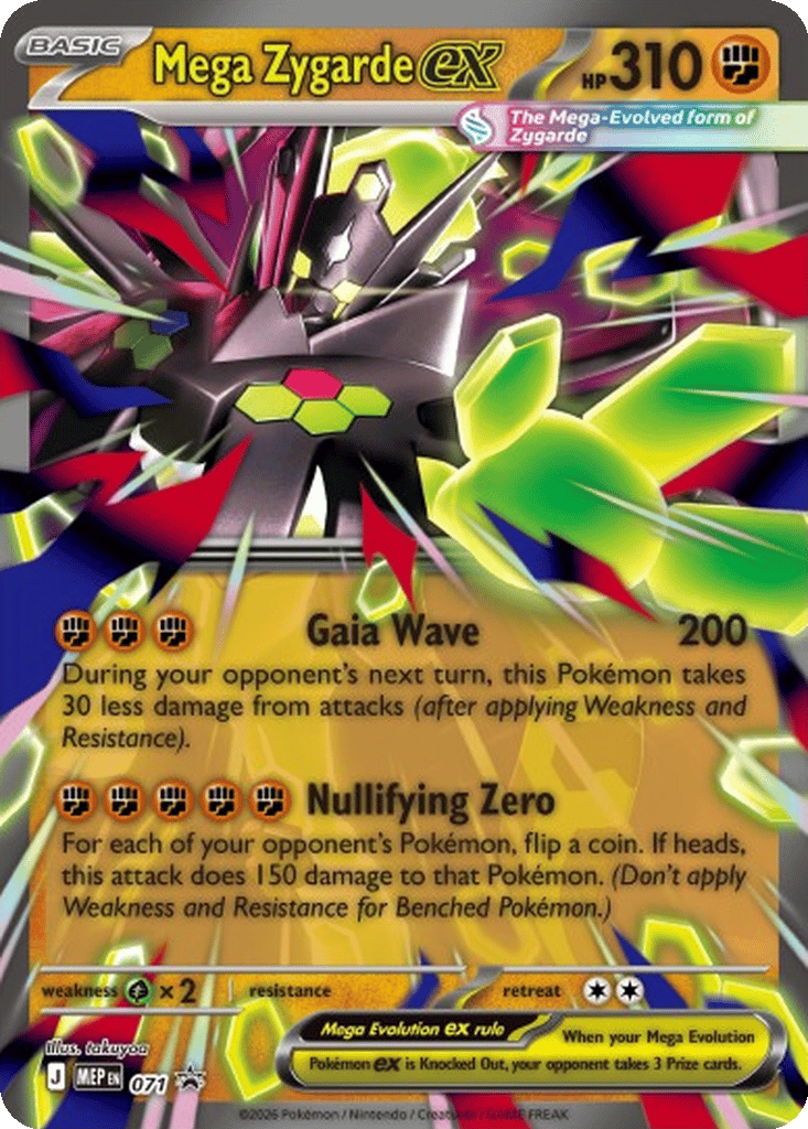Mega Zygarde ex card