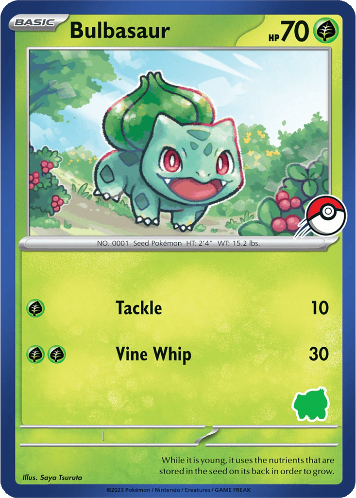 Bulbasaur card