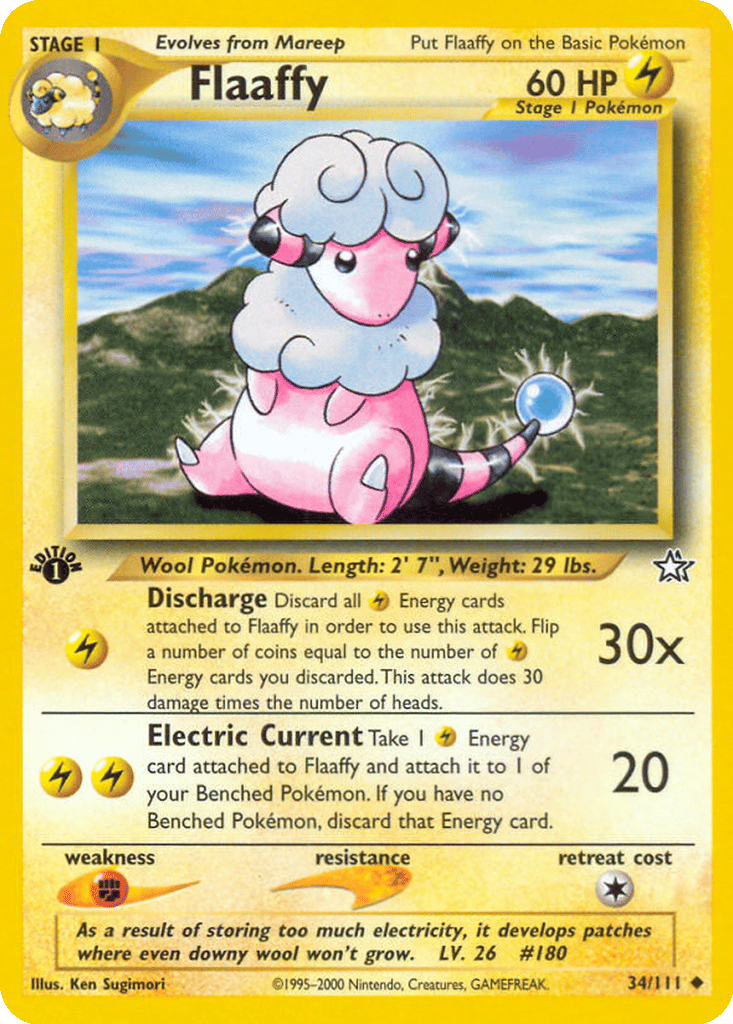 Flaaffy card