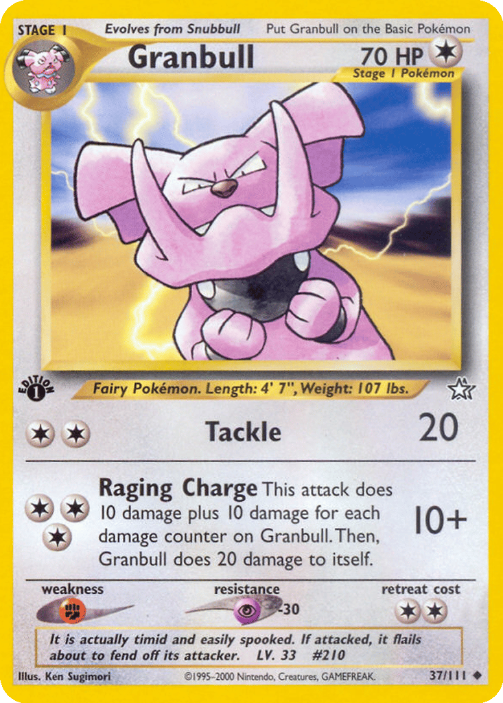Granbull card
