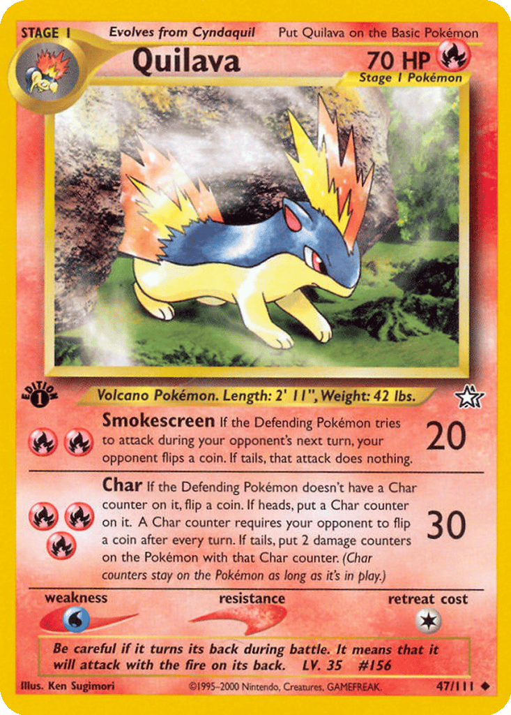 Quilava card