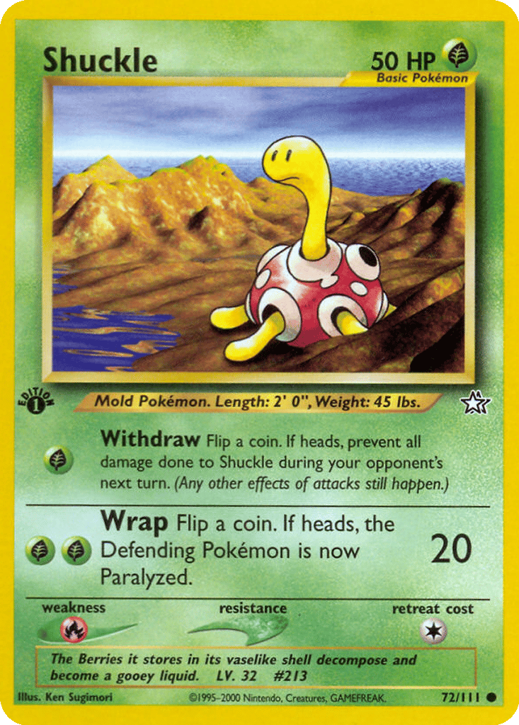 Shuckle card