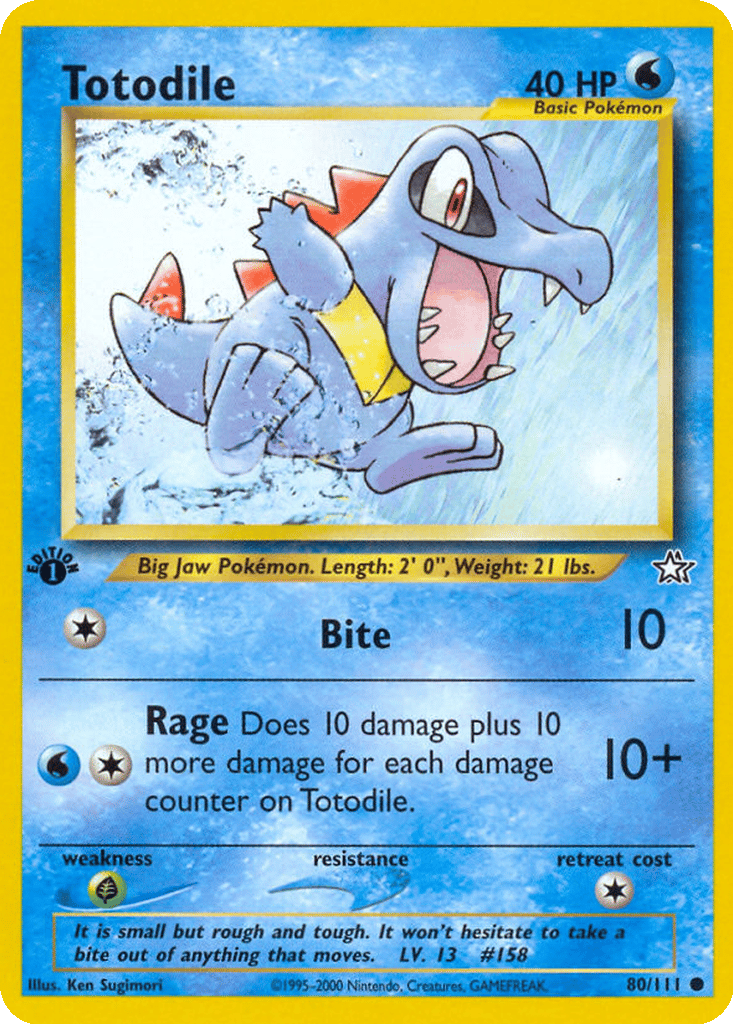 Totodile card