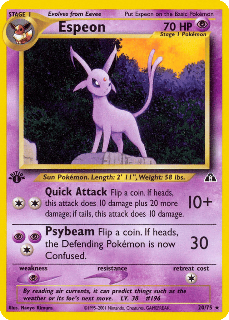 Espeon card
