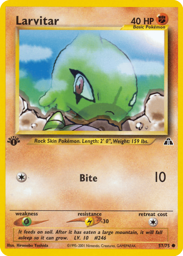 Larvitar card