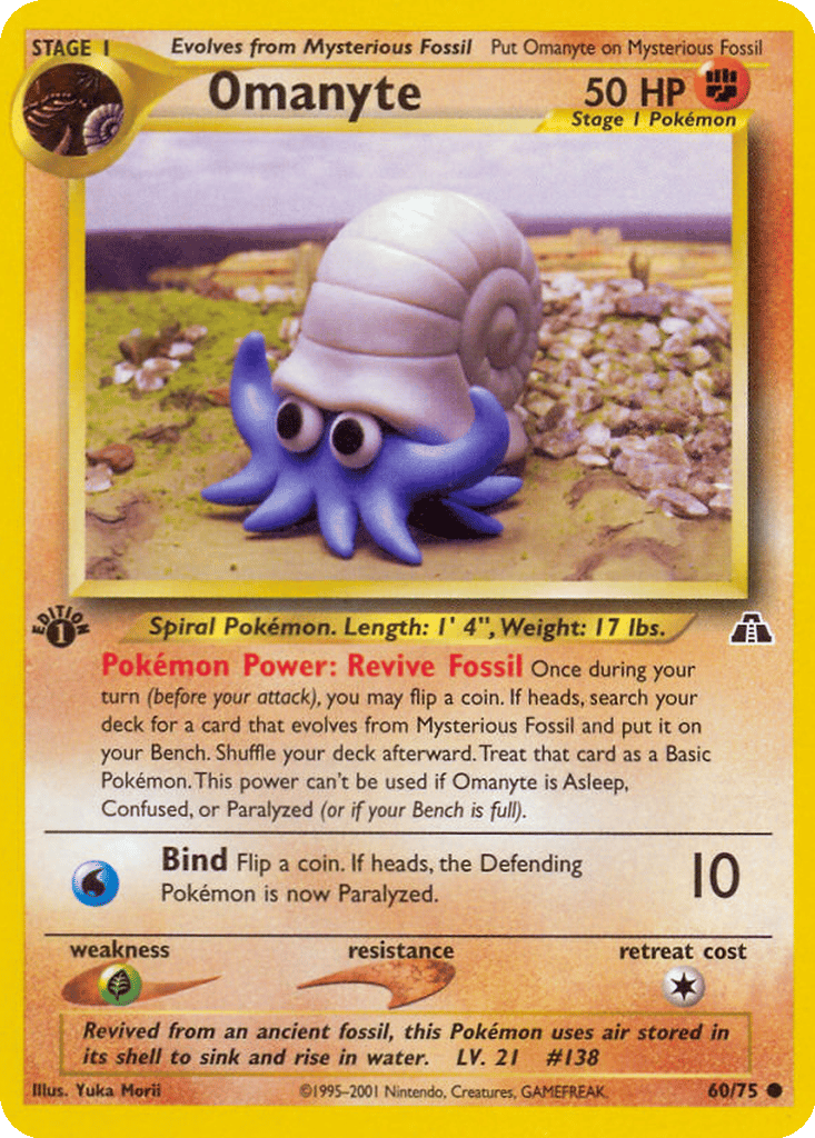 Omanyte card