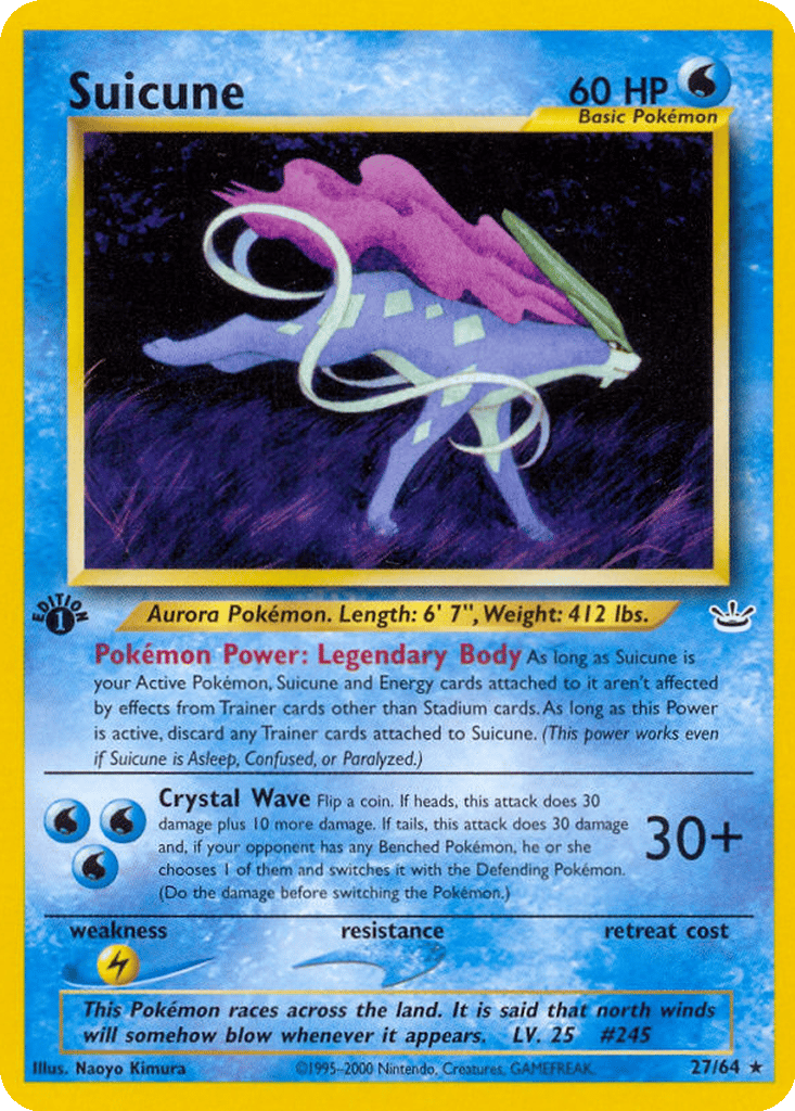 Suicune card