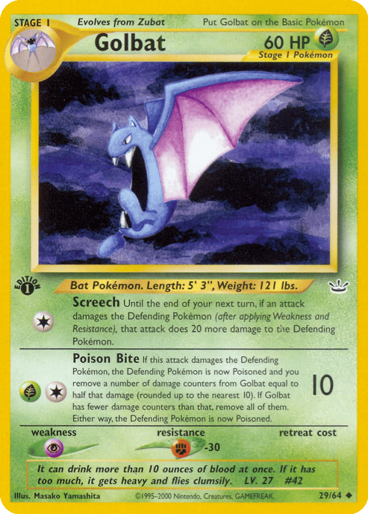 Golbat card