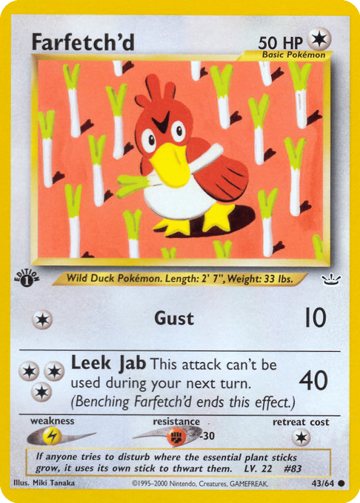 Farfetch'd card