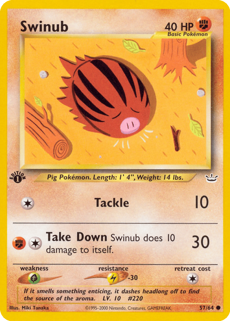 Swinub card