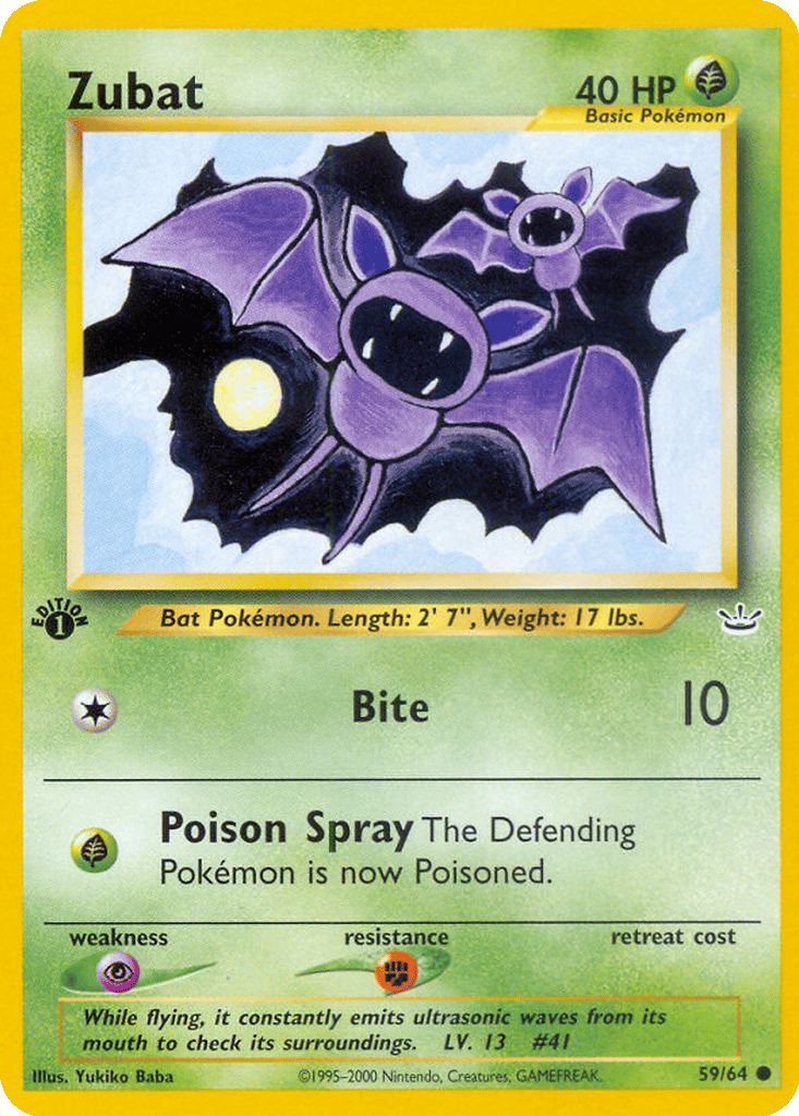 Zubat card