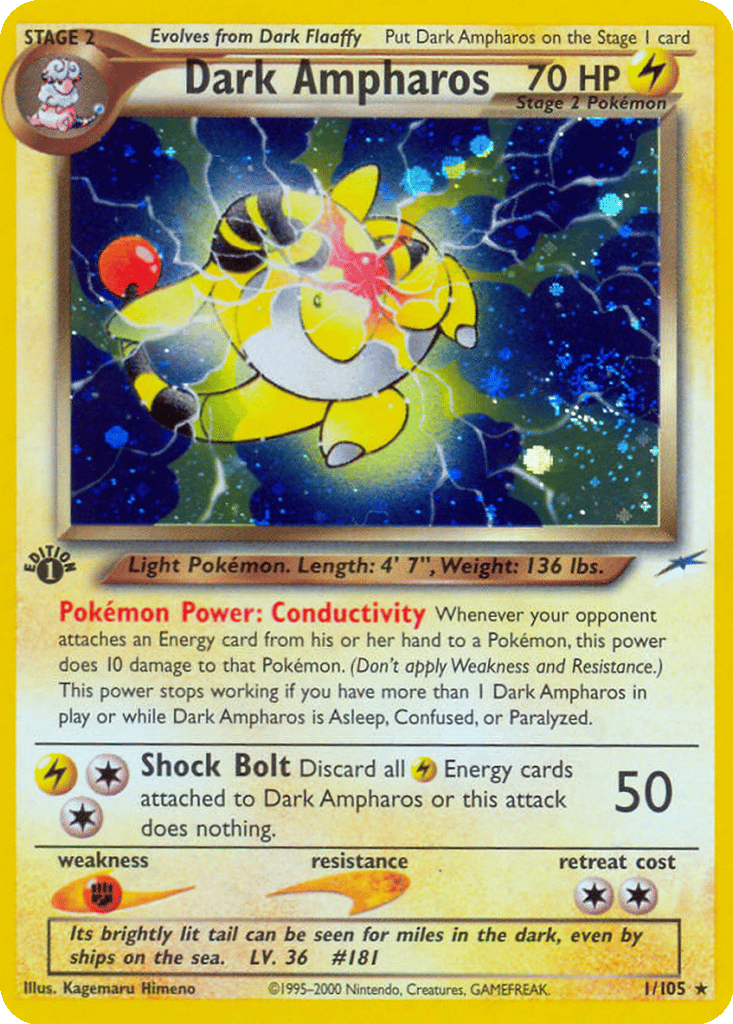 Dark Ampharos card