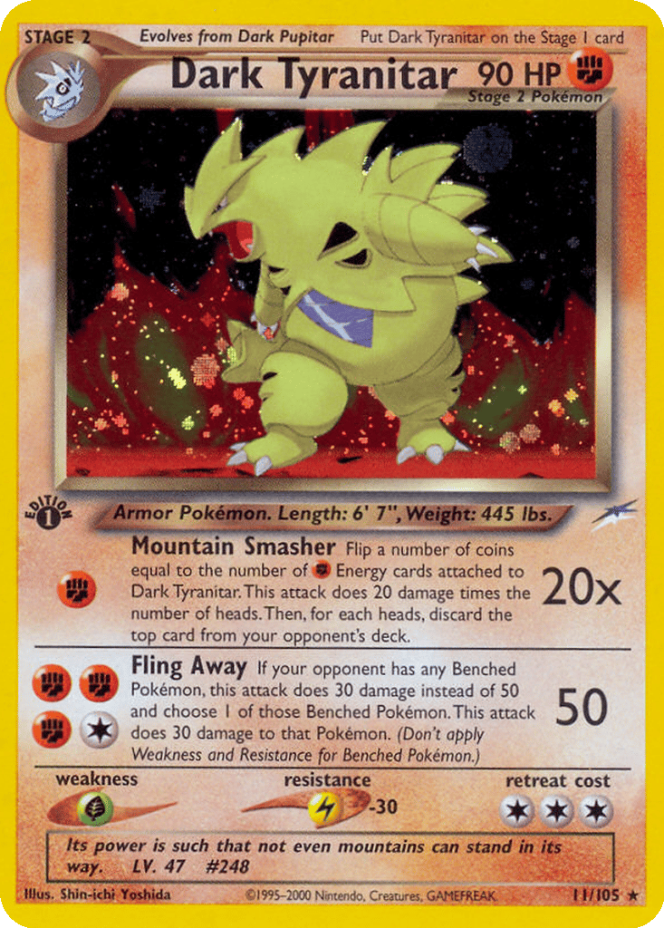 Dark Tyranitar card