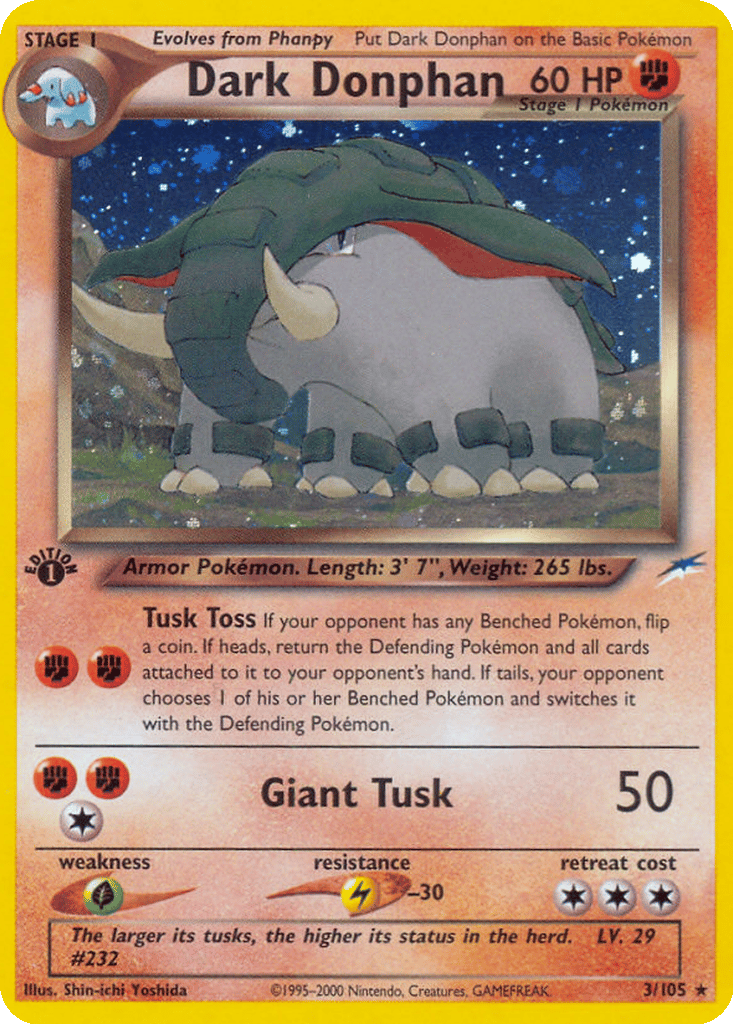 Dark Donphan card