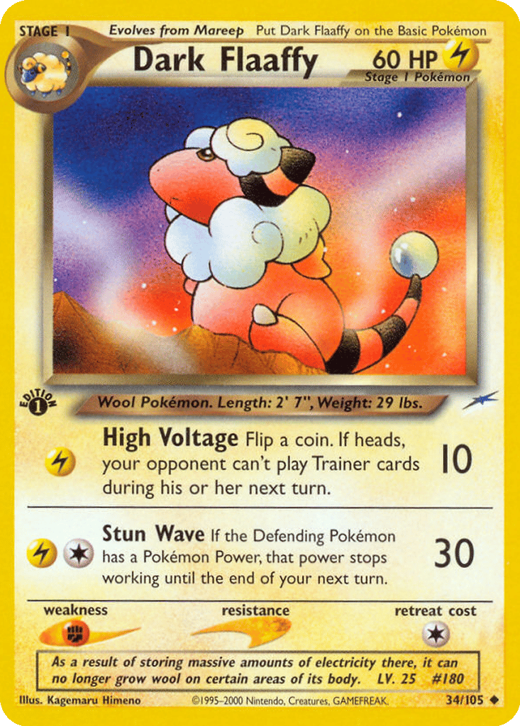 Dark Flaaffy card