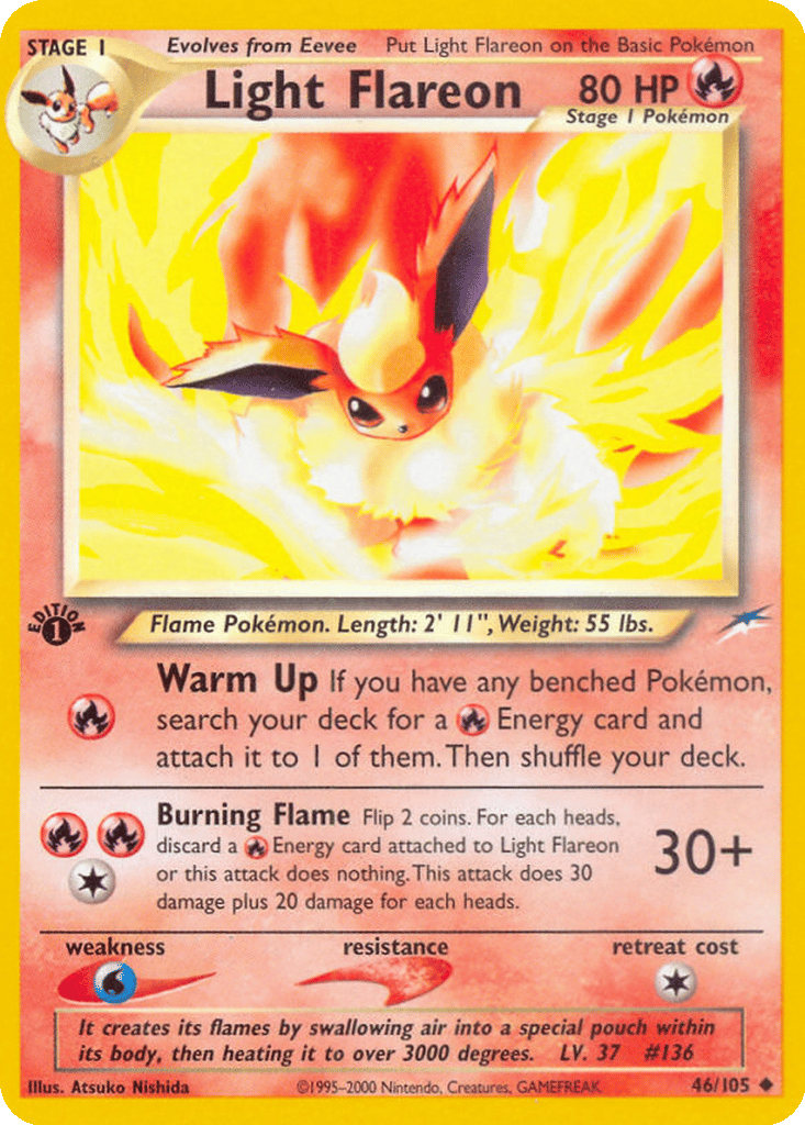 Light Flareon card
