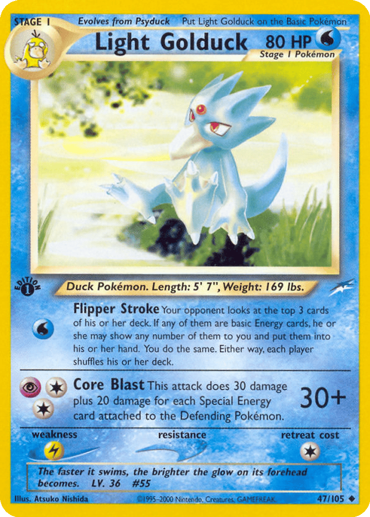Light Golduck card