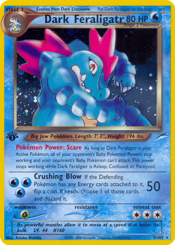 Dark Feraligatr card