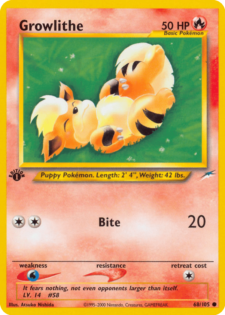 Growlithe card