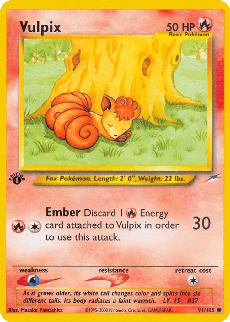 Vulpix card