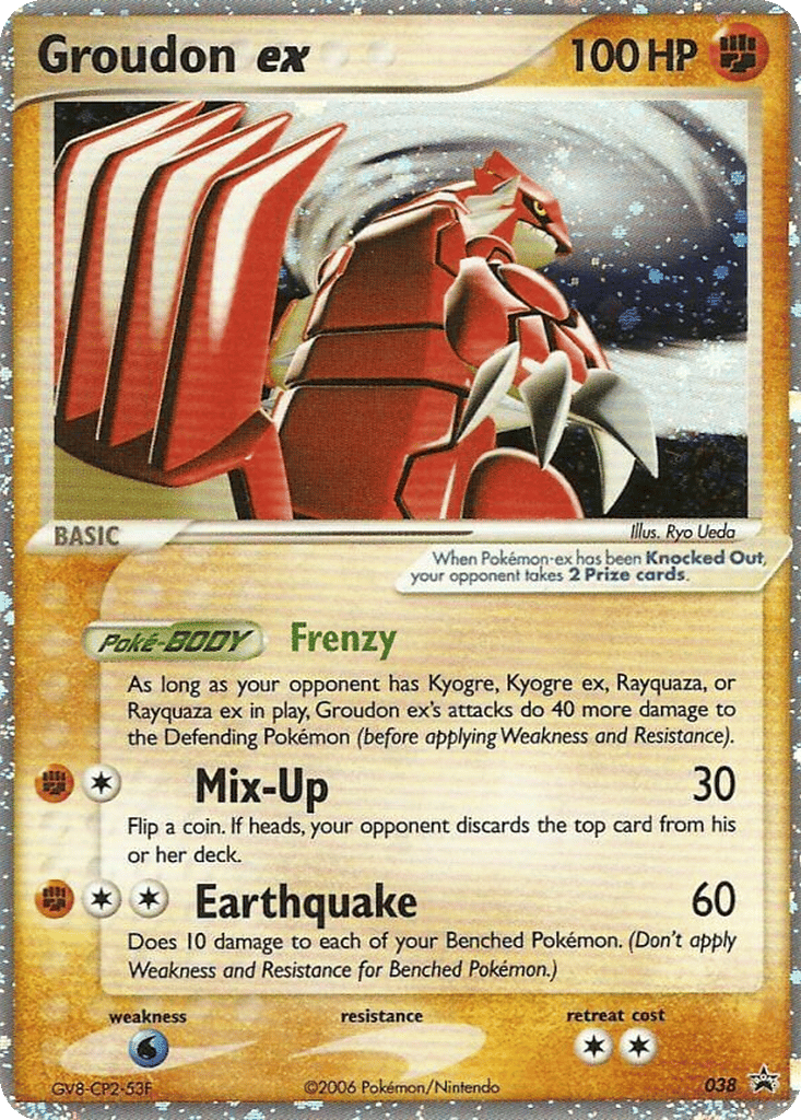 Groudon ex card