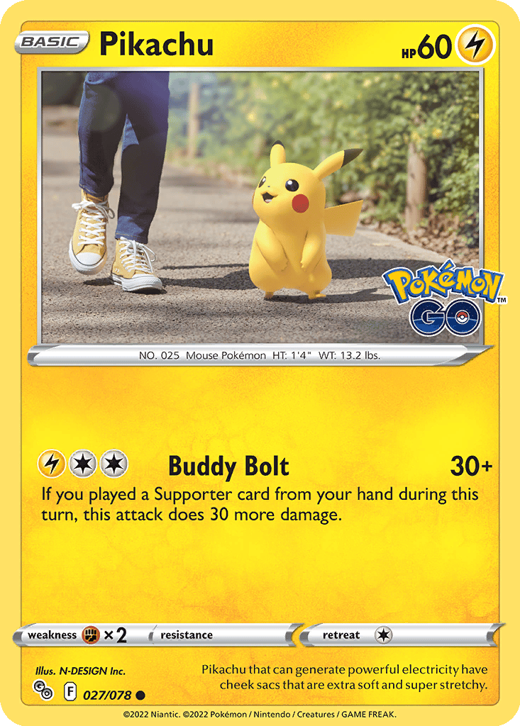 Pikachu card