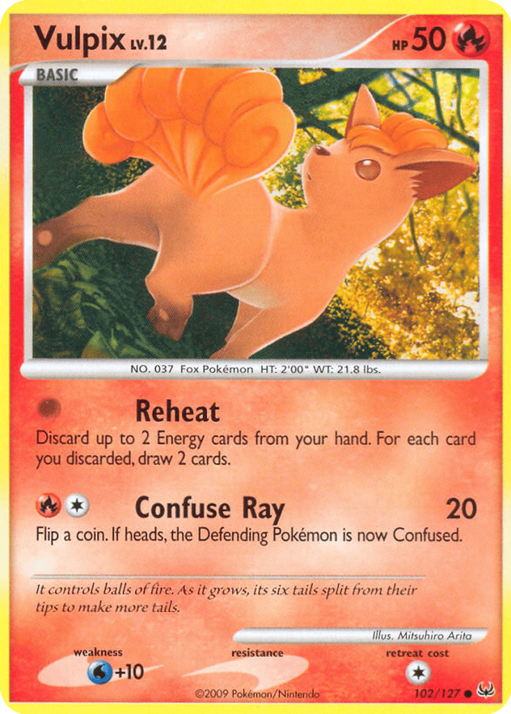 Vulpix card