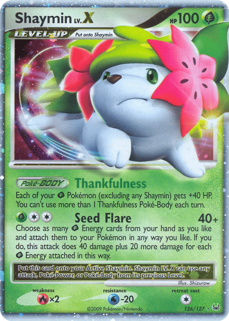Shaymin LV.X card