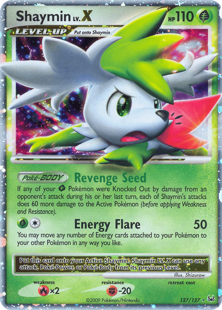 Shaymin LV.X card