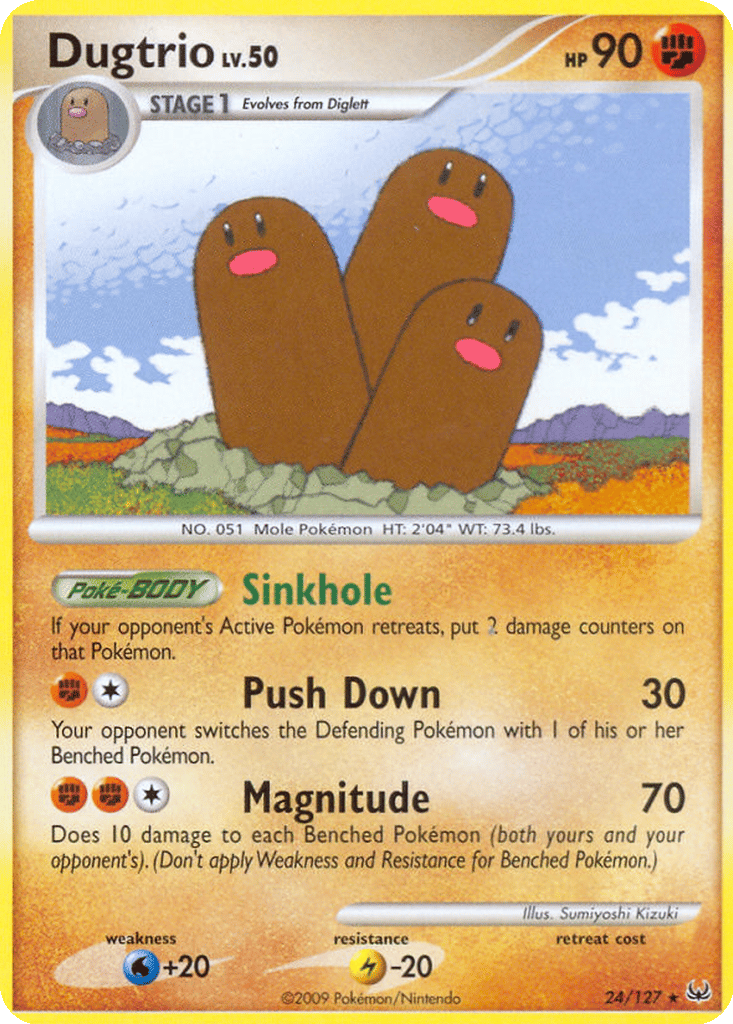 Dugtrio card