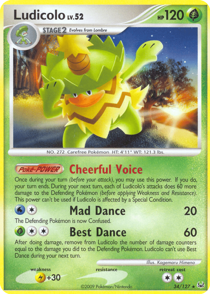 Ludicolo card