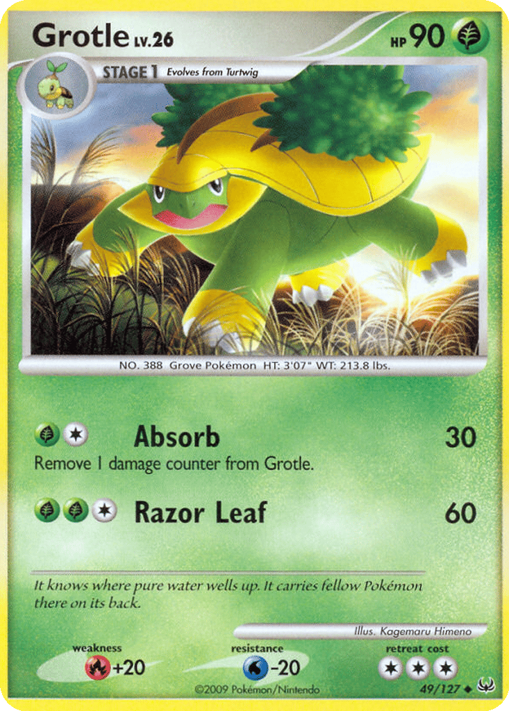 Grotle card