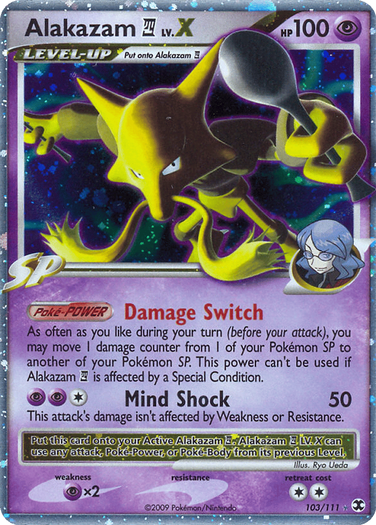Alakazam 四 LV.X card