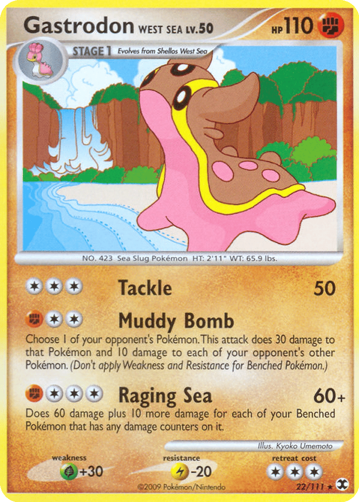 Gastrodon (West Sea) card