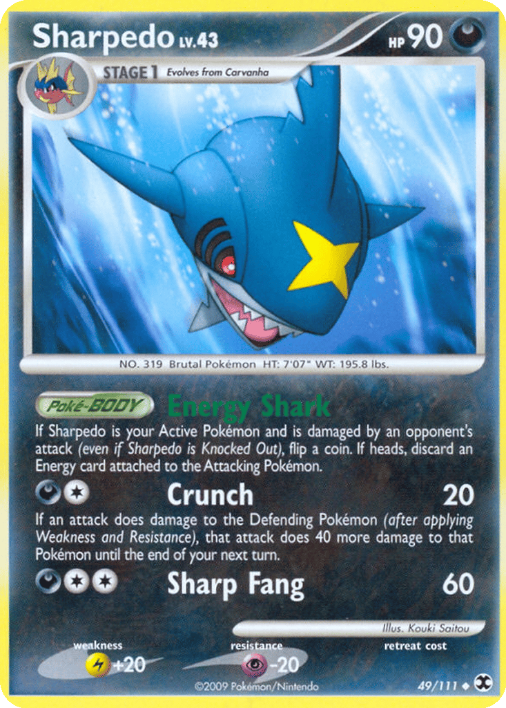 Sharpedo card