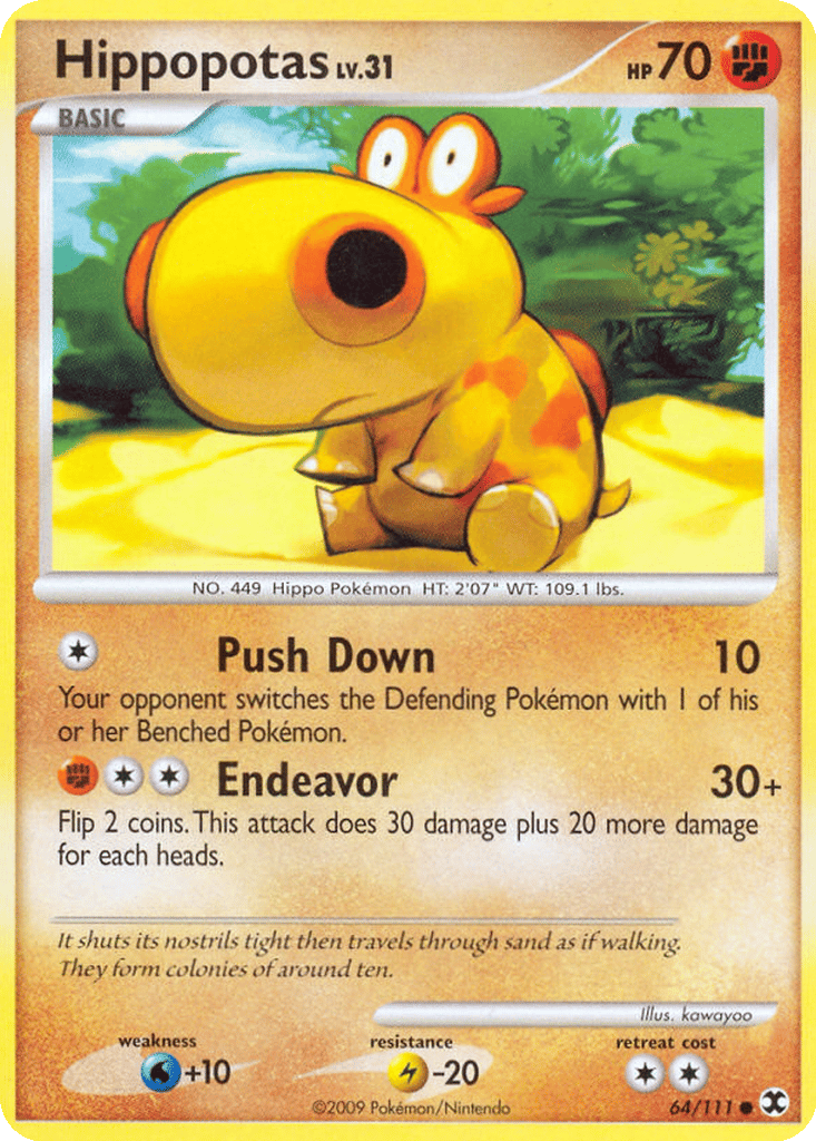 Hippopotas | Dex - for TCG Collectors