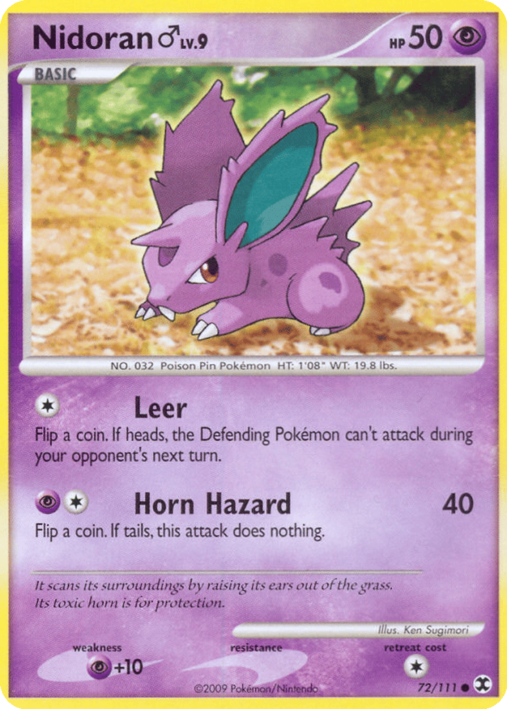 Nidoran ♂ card