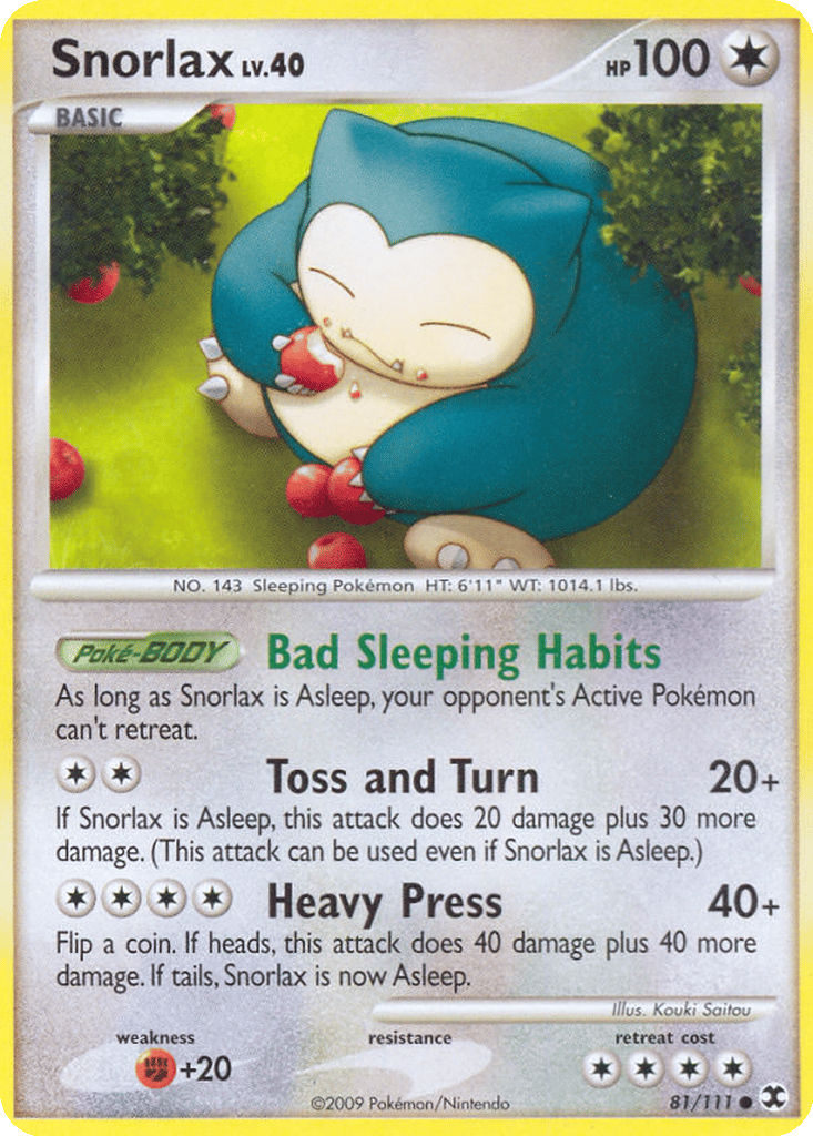 Snorlax card